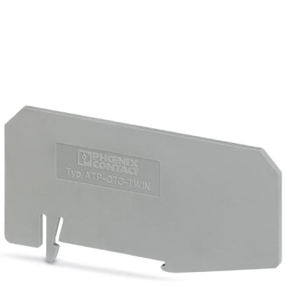 Phoenix Contact Partition plate; Length: 84.4mm; Width: 2mm; Height: 46mm; Color: Gray